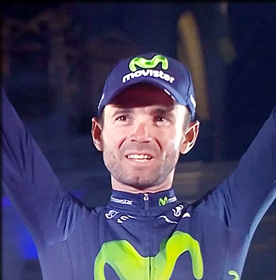 VALVERDE maillot vert de la vuelta 2015